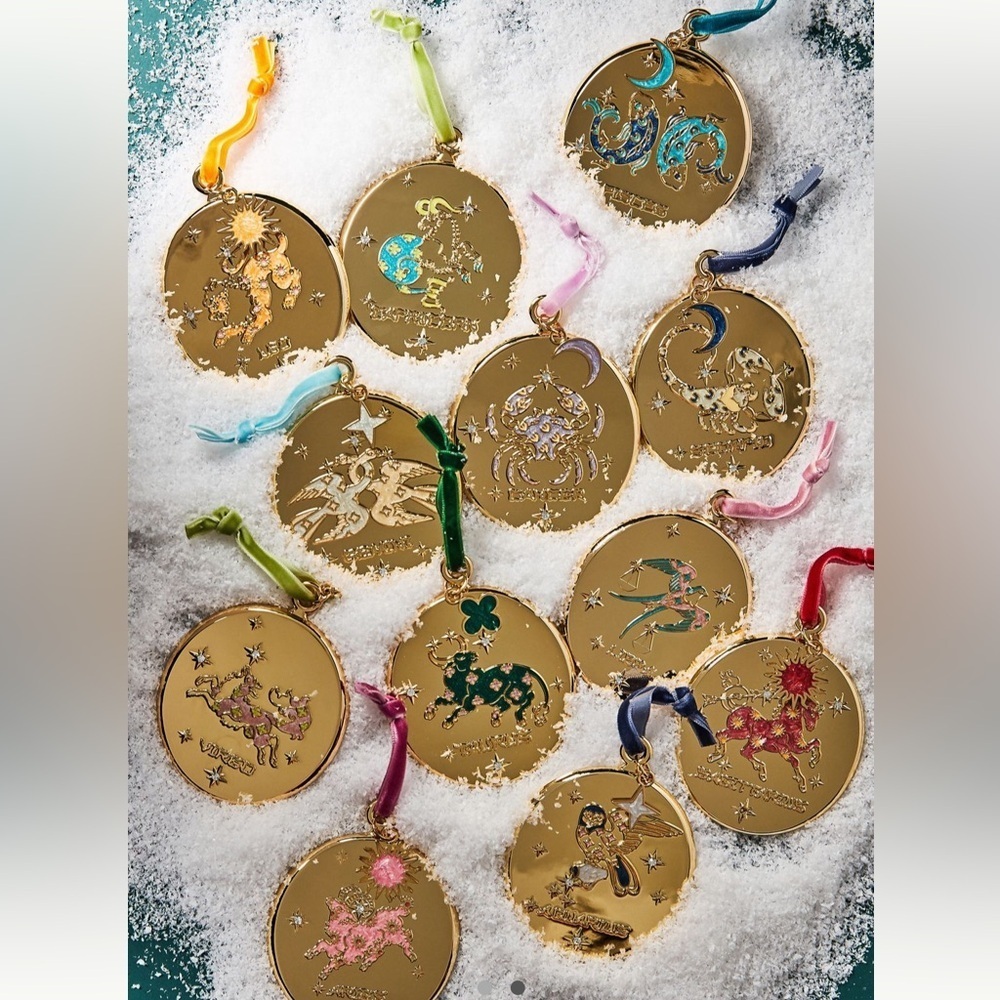 Anthropologie Lou benesch stargazer CAPRICORN zodiac ornament NWT - Picture 2 of 4